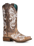 side of boots with white backdrop