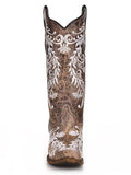 front of boot with white backdrop