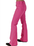 full side view of the jeans on a model.