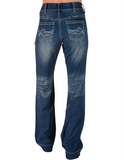 Back view of model wearing trouser jeans