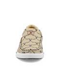 Stock photo of the Fence Line Twisted X Slip-On Kicks - Tan and Black.