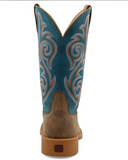Back view of the Callie Twisted X Women's 11" Tech X Boot in a white back drop.