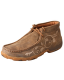 Stock photo of the Elora Twisted X Chukka Driving Moc - Bomber.
