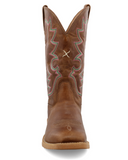 Front view of the Rio Twisted X Women's 11" Tech X Boot displayed on cowhide.