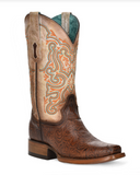Side view of the Canyon Lace Corral Boots in a white background.