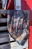 Wild rag drape on a wood pallet