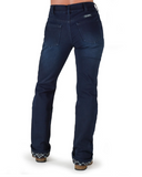 Navy blue pants on a white background