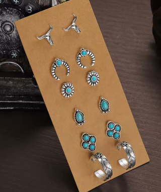 Longhorn Luxe Stud Earring Set