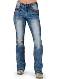 Cowgirl Tuff - Red Roan Bootcut Jeans- Bronco Western Supply Co.