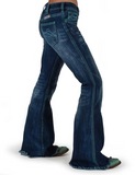 Cowgirl Tuff - Turquoise Hurricane Trouser Jeans - Bronco Western Supply Co.