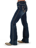 Cowgirl Tuff - Rusty Barbed Wire Bootcut Jeans- Bronco Western Supply Co.