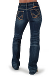 Cowgirl Tuff - Rusty Barbed Wire Bootcut Jeans- Bronco Western Supply Co.