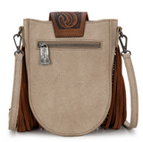 Oakley Fringe Crossbody Bag - Tan - Purse - Montana West - Bronco Western Supply Co.