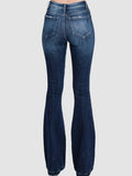 Petra - Whitley - Mid-Rise - Stretch Flare Jeans - Denim - Bronco Western Supply Co. 