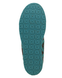 Stock photo of the Desert Prism Twisted X Slip-On Kicks - Brown and Turquoise.