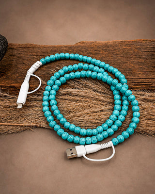 Turquoise Junkie Western 4-in-1 Charging Cable