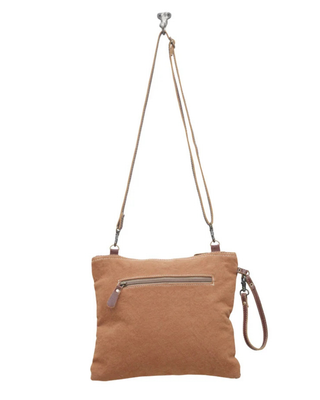 Dusa Floral Hair-On Crossbody Bag by Myra Bag
