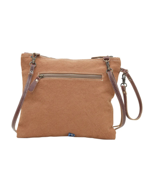 Dusa Floral Hair-On Crossbody Bag by Myra Bag