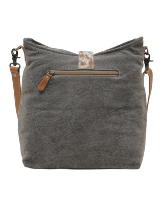Pink Fog Hair-On Shoulder Bag by Myra Bag