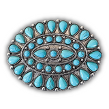 Desert Sky Belt Buckle - Turquoise