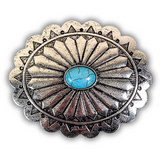 West Mesa Belt Buckle - Silver