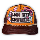 Long Live Cowgirls Patch Trucker Cap