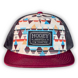 Horizon Hooey Hat - Cream/Maroon