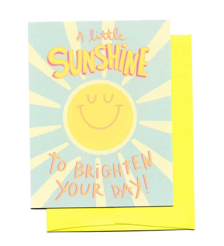 A Little SUNSHINE To Brighten Your Day, card! - Gift Items - Lucky Sardine - Bronco Western Supply Co.