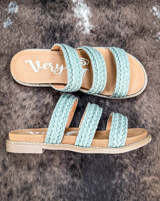 Alba Sandal in Teal by Very G – Women's Shoes from Bronco Western Supply Co.