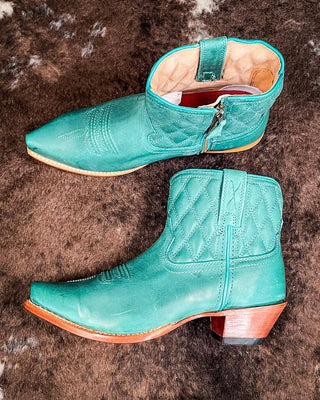 Alma Twisted X Steppin' Out Ankle Booties - Blue Turquoise – Women's Shoes from Bronco Western Supply Co.