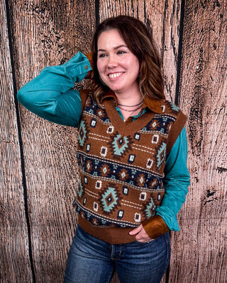 Amarillo Days Knit Sweater Vest – Apparel from Bronco Western Supply Co.
