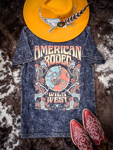 American Rodeo Graphic Tee - Black - Apparel - Bronco Western Supply Co. - Bronco Western Supply Co.