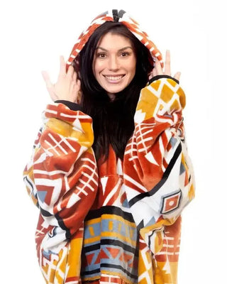 Arrowhead Earth Hooded Blanket – Gift Items from Bronco Western Supply Co.