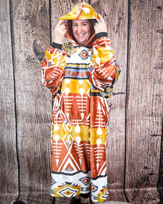 Arrowhead Earth Hooded Blanket – Gift Items from Bronco Western Supply Co.