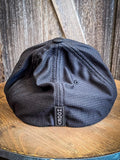 "ASH" Hooey Black Flexfit Hat - Men - Hooey - Bronco Western Supply Co.