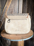 Asher Montana West Saddle Fringe Crossbody - Tan - Purses & Wallets - Montana West - Bronco Western Supply Co.