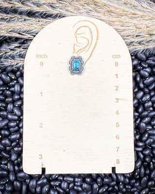 Asia Genuine Turquoise Earrings – Jewelry from Bronco Western Supply Co.