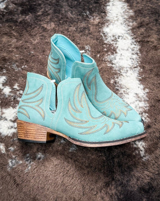 Ava Vintage Bootie in Blue by Roper – Women's Shoes from Bronco Western Supply Co.