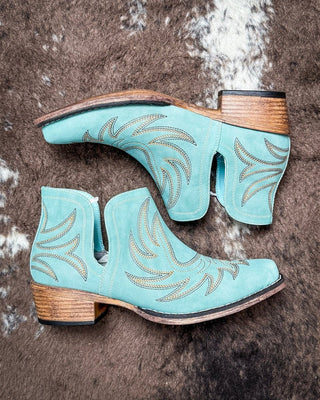 Ava Vintage Bootie in Blue by Roper – Women's Shoes from Bronco Western Supply Co.