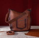 Ava Wrangler Hobo Bag - Brown - Purses & Wallets - Wrangler - Bronco Western Supply Co.