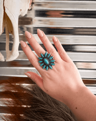 Avery Concho Stone Ring – Jewelry from Bronco Western Supply Co.