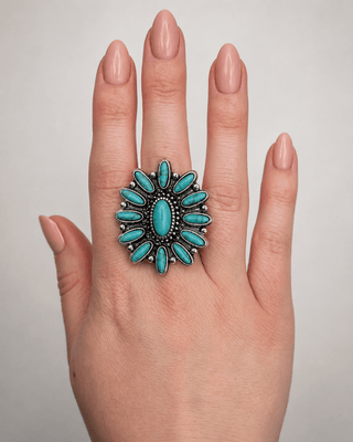 Avery Concho Stone Ring – Jewelry from Bronco Western Supply Co.