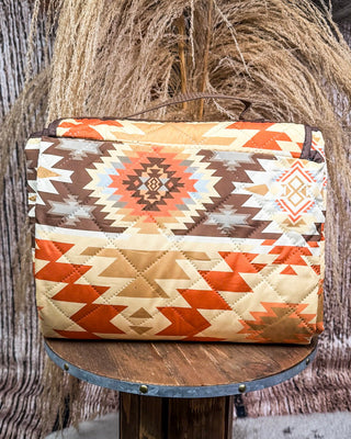 Aztec Printed Stripe Picnic Blanket – Home Decor from Bronco Western Supply Co.