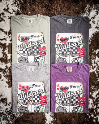 Baby I’m a Wildcard Graphic Tee – Apparel from Bronco Western Supply Co.