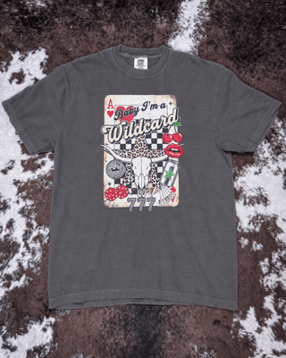 Baby I’m a Wildcard Graphic Tee – Apparel from Bronco Western Supply Co.