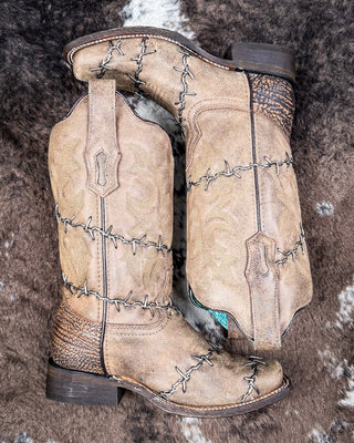 Barbed Trailblazer Corral Boots – Women's Boots from Bronco Western Supply Co.