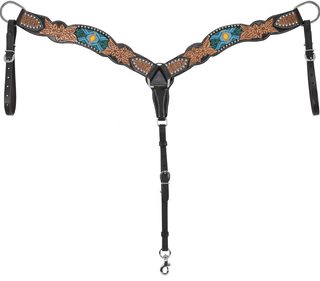 Beaded Cactus Breast Collar and Headstall - Pieces Sold Separate – Horse Tack from Bronco Western Supply Co.