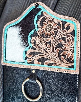 Bexley Turquoise Cowhide Wild Rag Scarf Hanger – Accessories from Bronco Western Supply Co.