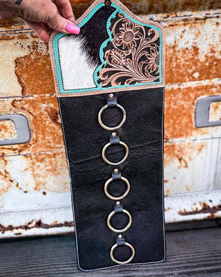 Bexley Turquoise Cowhide Wild Rag Scarf Hanger – Accessories from Bronco Western Supply Co.