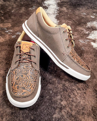 Bexley Twisted X Kicks - Cocoa & Tooled Brown – Women's Shoes from Bronco Western Supply Co.